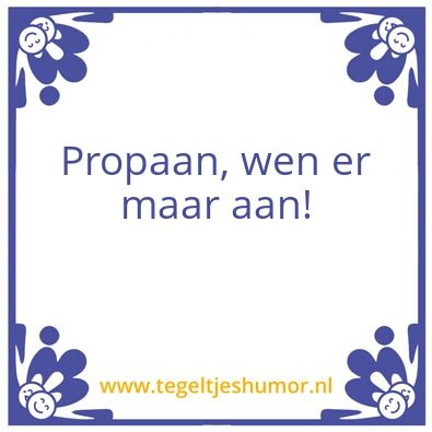 Tegeltje: Test