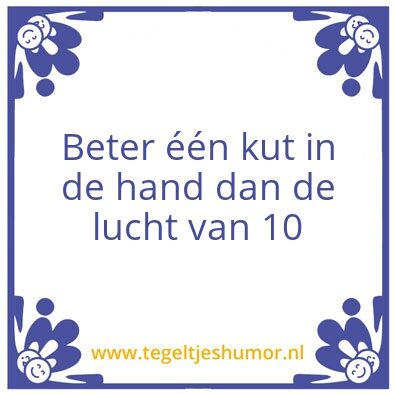 Tegeltje: test