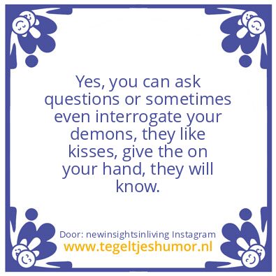 Tegeltje: Yes, you can