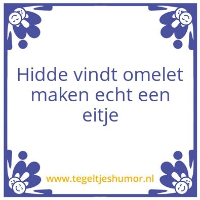 Tegeltje: Hidde