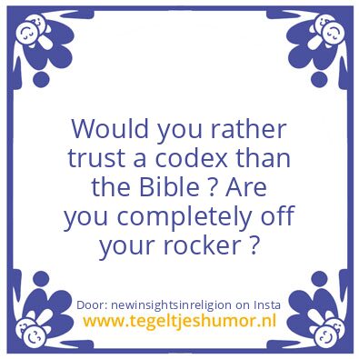 Tegeltje: Off your rocker ?