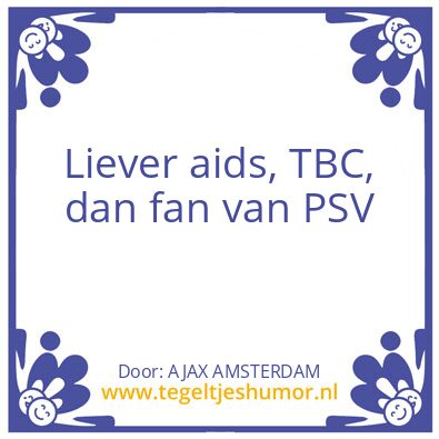 Tegeltje: PSV
