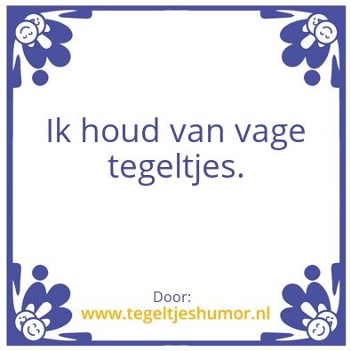 Tegeltje: Leon