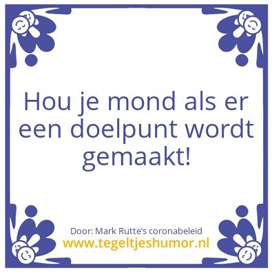 Tegeltje: Rutte