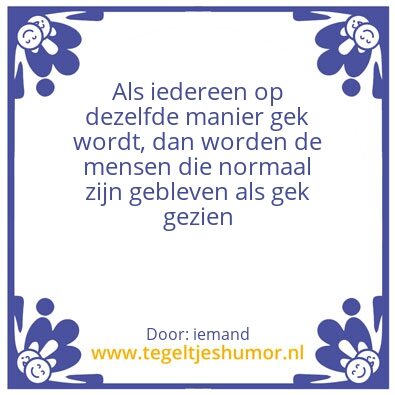 Tegeltje: kuddegedrag