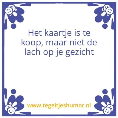 Tegeltje: Te koop