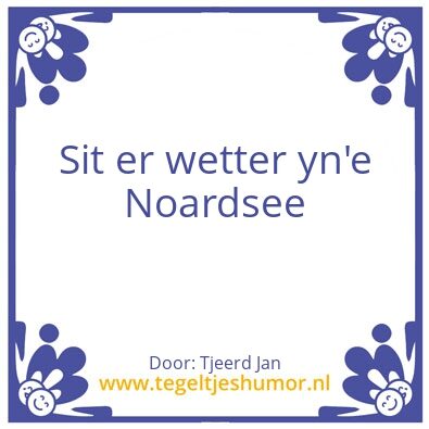 Tegeltje: Binne