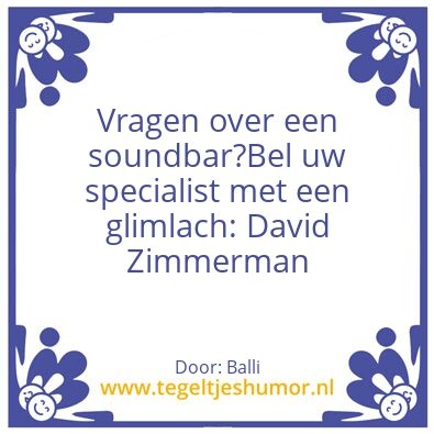 Tegeltje: David