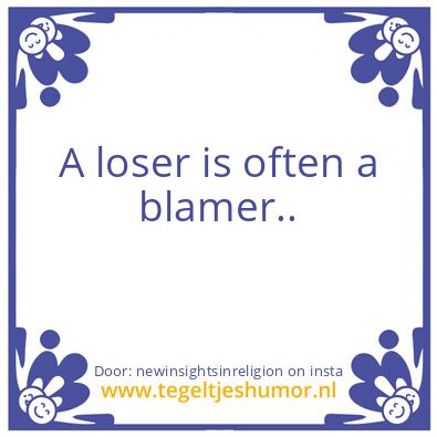 Tegeltje: Self-pity