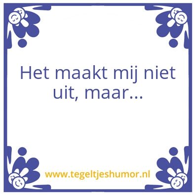 Tegeltje: tim