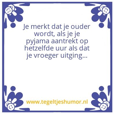 Tegeltje: Pyama