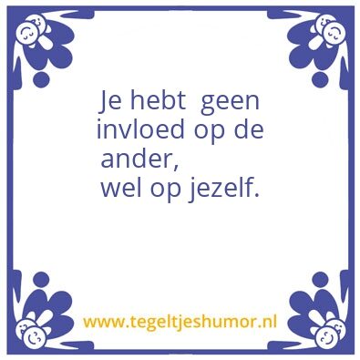 Tegeltje: de ander