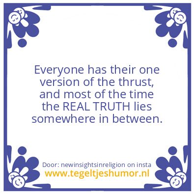 Tegeltje: Truth
