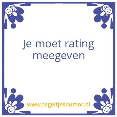 Tegeltje: 500