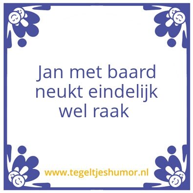 Tegeltje: Jan