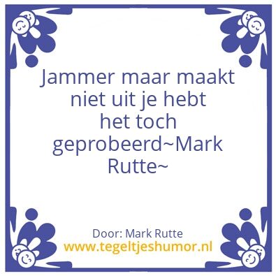 Tegeltje: Jammer