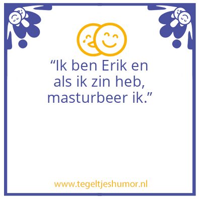 Tegeltje: Erik