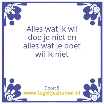 Tegeltje: S