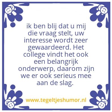Tegeltje: Fun