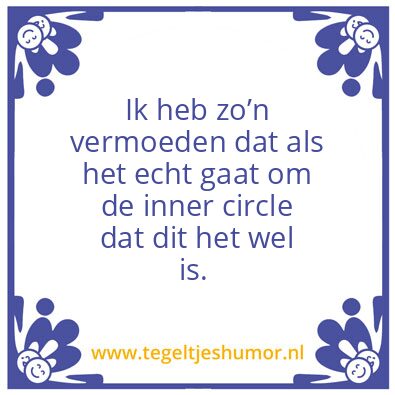 Tegeltje: Inner circle