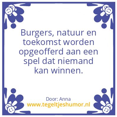 Tegeltje: Oorlog