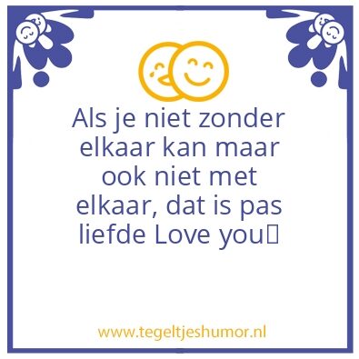 Tegeltje: Liefde