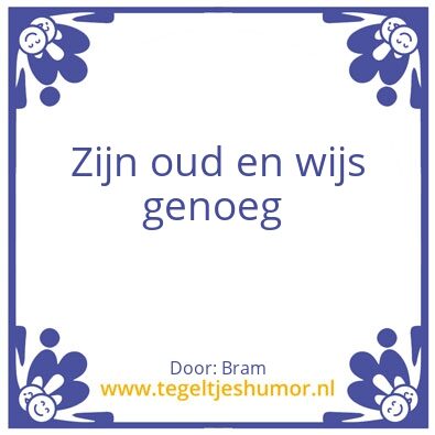 Tegeltje: Bram