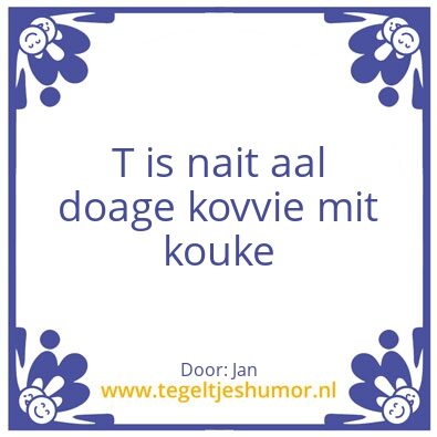 Tegeltje: Ver