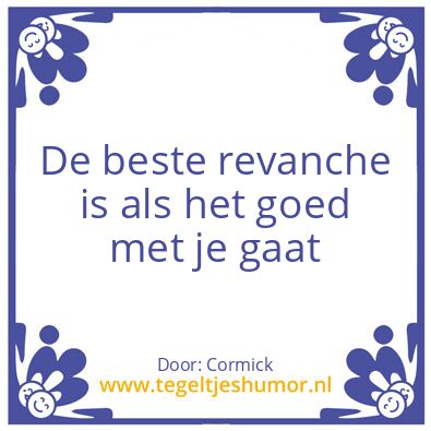Tegeltje: Revanche