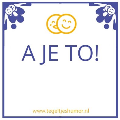 Tegeltje: Stoephoe
