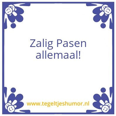 Tegeltje: Pasen