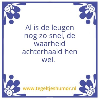Tegeltje: A