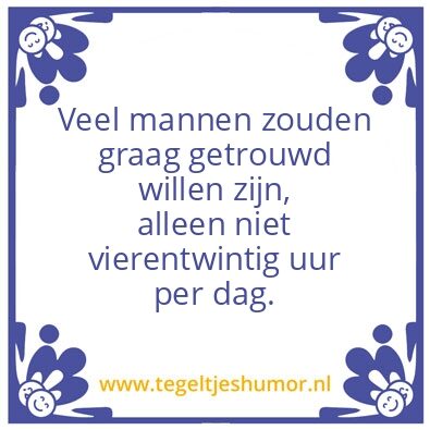 Tegeltje: Getrouwd