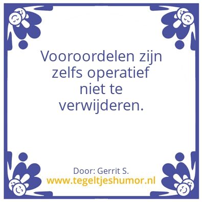 Tegeltje: Ik ben Gerrit.