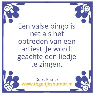 Tegeltje: Zingen.