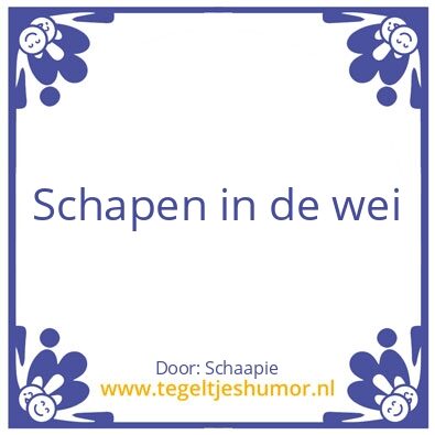 Tegeltje: Schaap