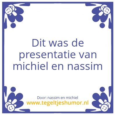 Tegeltje: zaans
