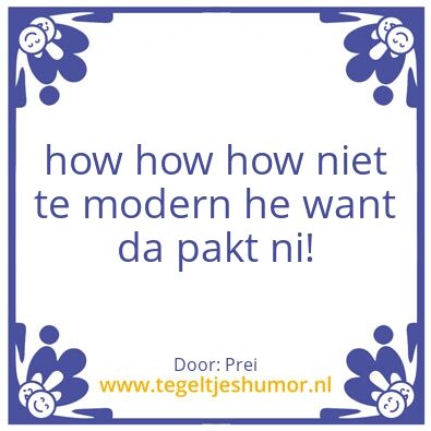 Tegeltje: Prei