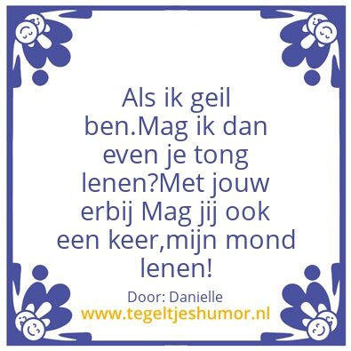 Tegeltje: Hans