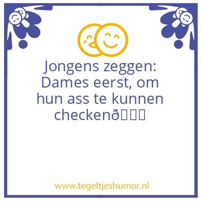 Tegeltje: ass