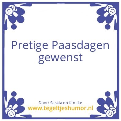 Tegeltje: Pasen