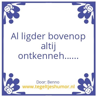 Tegeltje: Altij……