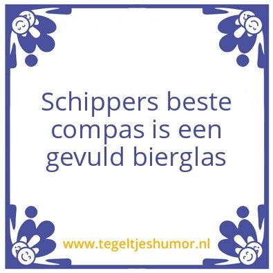 Tegeltje: schippers