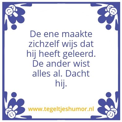 Tegeltje: Alles
