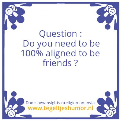 Tegeltje: Question :