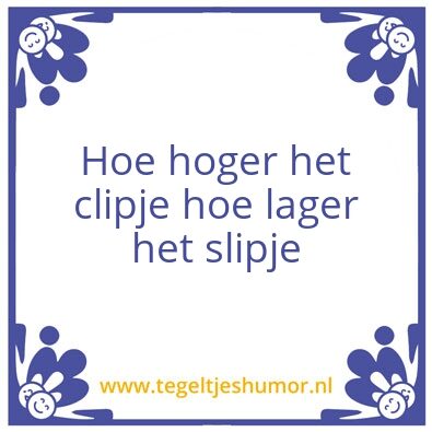 Tegeltje: 1