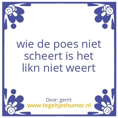Tegeltje: kapper