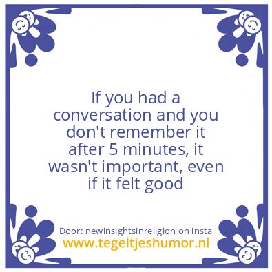 Tegeltje: Insight.