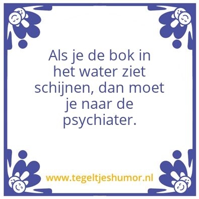 Tegeltje: Bok