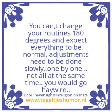 Tegeltje: Change.